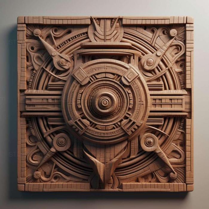 Patterns and decorations (stl electric 4, PATTERN_532) 3D models for cnc